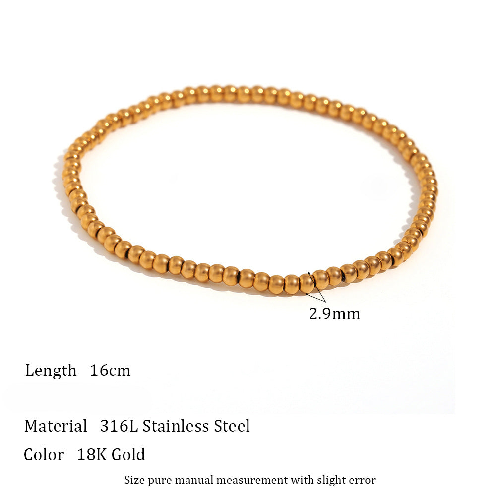 Wholesale Vintage Bead Stainless Steel Bracelet